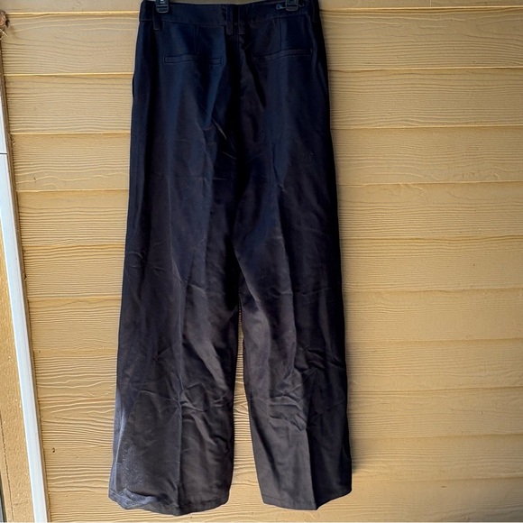 Paige Portia Wide Leg Pant with Slit in Black Size 28 - Picture 7 of 12